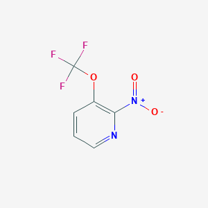 molecular formula C6H3F3N2O3 B8556072 2-Nitro-3-(trifluoromethoxy)pyridine 