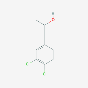 molecular formula C11H14Cl2O B8556076 3-(3,4-Dichlorophenyl)-3-methylbutan-2-ol 