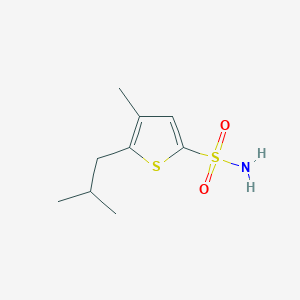 5-Isobutyl-4-methyl-thiophene-2-sulfonic acid amide