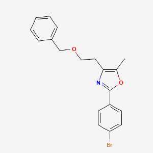 4-[2-(Benzyloxy)ethyl]-2-(4-bromophenyl)-5-methyl-1,3-oxazole