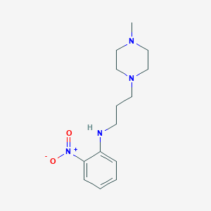 molecular formula C14H22N4O2 B8556121 N-(3-(4-Methylpiperazin-1-YL)propyl)-2-nitroaniline CAS No. 21263-70-7