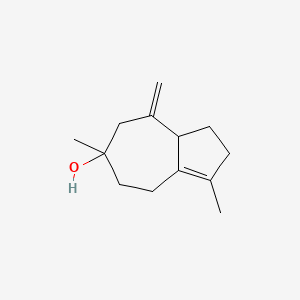 3,6-Dimethyl-8-methylidene-1,2,4,5,6,7,8,8a-octahydroazulen-6-ol
