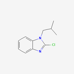 molecular formula C11H13ClN2 B8556182 2-Chloro-1-isobutyl-benzoimidazole 