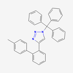 4-(4'-Methyl[1,1'-biphenyl]-2-yl)-1-(triphenylmethyl)-1H-1,2,3-triazole