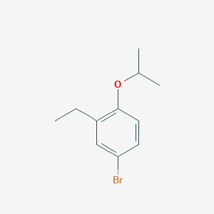 4-Bromo-2-ethyl-1-isopropoxy-benzene