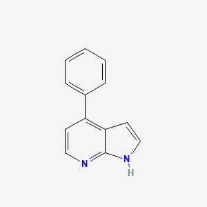 molecular formula C13H10N2 B8556303 4-phenyl-1H-pyrrolo[2,3-b]pyridine 