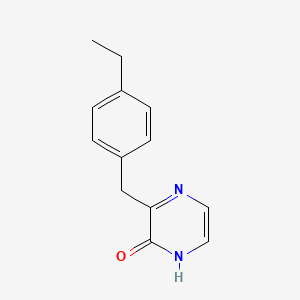 3-(4-Ethylbenzyl)pyrazin-2-ol