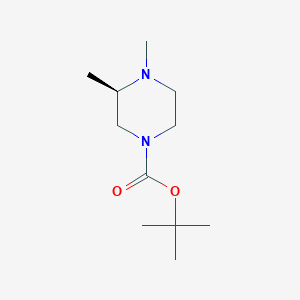 1,1-dimethylethyl (3R)-3,4-dimethyl-1-piperazinecarboxylate