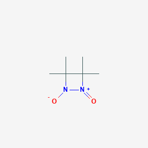 molecular formula C6H12N2O2 B8556370 1,2-Diazete, 3,4-dihydro-3,3,4,4-tetramethyl-, 1,2-dioxide CAS No. 34493-89-5