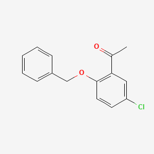 1-{5-Chloro-2-[(phenylmethyl)oxy]phenyl}ethanone