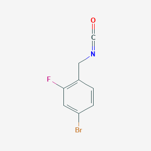 molecular formula C8H5BrFNO B8556394 2-Fluoro-4-bromobenzyl isocyanate 