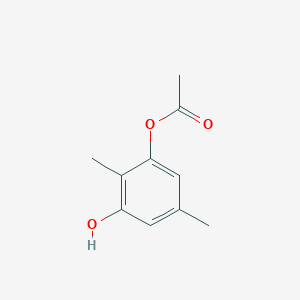 molecular formula C10H12O3 B8556415 3-Hydroxy-2,5-dimethylphenyl acetate 