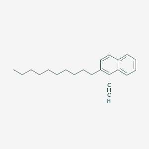 molecular formula C22H28 B8556434 2-Decyl-1-ethynylnaphthalene CAS No. 923972-66-1