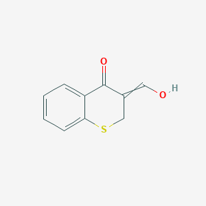 molecular formula C10H8O2S B8556475 3-(Hydroxymethylidene)-2,3-dihydro-4H-1-benzothiopyran-4-one CAS No. 6125-45-7