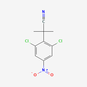 2-(2,6-Dichloro-4-nitro-phenyl)-2-methyl-propionitrile