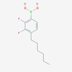 2,3-Difluoro-4-hexylphenyl boronic acid