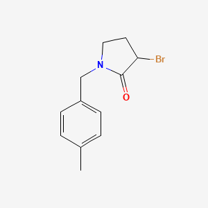3-Bromo-1-(4-methylbenzyl)pyrrolidin-2-one