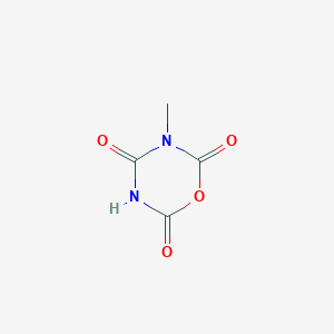 molecular formula C4H4N2O4 B8556569 3-Methyl-1,3,5-oxadiazinane-2,4,6-trione CAS No. 89665-94-1