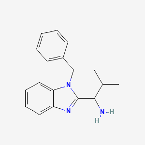 1-(1-benzyl-1H-benzimidazol-2-yl)-2-methyl-propylamine