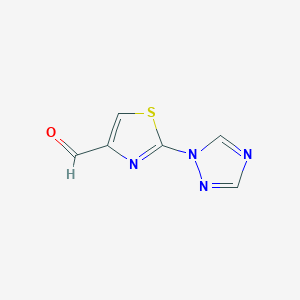 2-[1,2,4]Triazol-1-ylthiazole-4-carbaldehyde