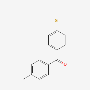 (4-Methylphenyl)[4-(trimethylsilyl)phenyl]methanone