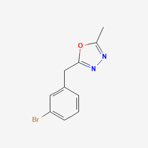 2-(3-Bromobenzyl)-5-methyl-1,3,4-oxadiazole