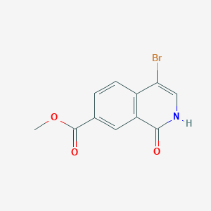 Methyl 4-bromo-1-hydroxyisoquinoline-7-carboxylate