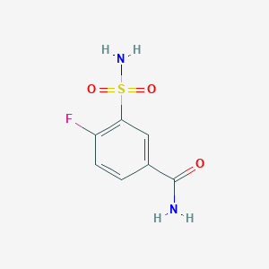 4-Fluoro-3-sulphamoylbenzamide