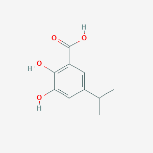 molecular formula C10H12O4 B8556674 2,3-Dihydroxy-5-isopropyl-benzoic acid 