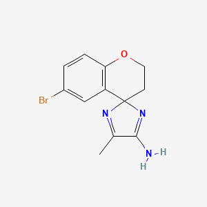 6-Bromo-5'-methylspiro[chromane-4,2'-imidazol]-4'-amine