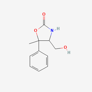 4-(Hydroxymethyl)-5-methyl-5-phenyloxazolidin-2-one