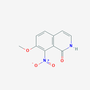 7-methoxy-8-nitroisoquinolin-1(2H)-one