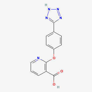2-[4-(2H-tetrazol-5-yl)phenoxy]pyridine-3-carboxylic acid