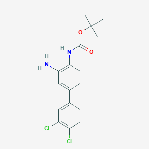 Carbamic acid,(3-amino-3',4'-dichloro[1,1'-biphenyl]-4-yl)-,1,1-dimethylethyl ester