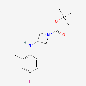 Tert-butyl 3-((4-fluoro-2-methylphenyl)amino)azetidine-1-carboxylate