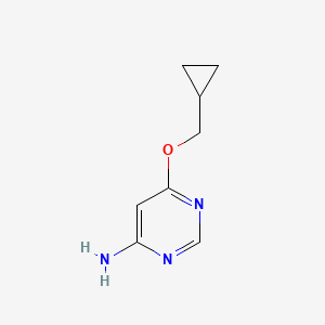 molecular formula C8H11N3O B8556836 6-(Cyclopropylmethoxy)pyrimidin-4-amine 