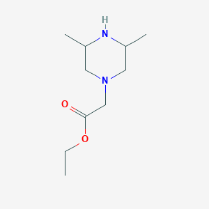 Ethyl 2-(3,5-dimethylpiperazin-1-yl)acetate