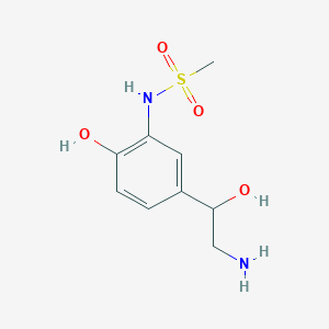 N-[5-(2-amino-1-hydroxyethyl)-2-hydroxyphenyl]methanesulphonamide