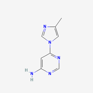 6-(4-methyl-1H-imidazol-1-yl)pyrimidin-4-amine