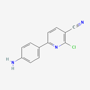 6-(4-Aminophenyl)-2-chloronicotinonitrile