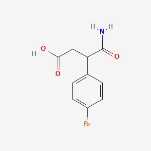 4-Amino-3-(4-bromophenyl)-4-oxobutanoic acid