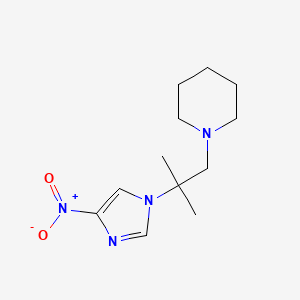 1-[2-Methyl-2-(4-nitro-imidazol-1-yl)-propyl]-piperidine