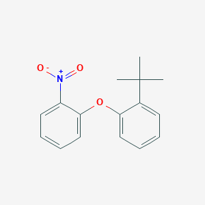 molecular formula C16H17NO3 B8557018 1-Tert-butyl-2-(2-nitrophenoxy)benzene CAS No. 212691-73-1