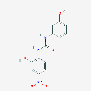 molecular formula C14H13N3O5 B8557030 N-(2-hydroxy-4-nitrophenyl)-N'-(3-methoxyphenyl)urea CAS No. 88846-90-6