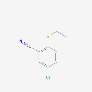 5-Chloro-2-[(1-methylethyl)sulfanyl]benzonitrile