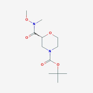 (R)-t-butyl 2-(methoxy(methyl)carbamoyl)morpholine-4-carboxylate