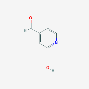 2-(2-Hydroxypropan-2-yl)isonicotinaldehyde