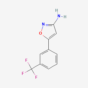 5-(3-(Trifluoromethyl)phenyl)-3-aminoisoxazole