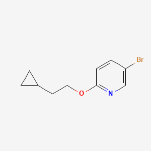 5-Bromo-2-(2-cyclopropyl-ethoxy)-pyridine