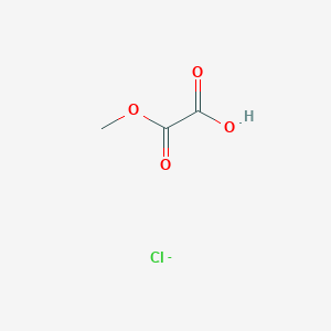 molecular formula C3H4ClO4- B8557107 Oxalic acid monomethyl ester chloride 